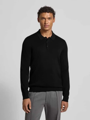 Sweter z dzianiny z czystej bawełny model ‘VALD’ casual friday