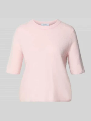 Sweter z dzianiny z czystej wełny, krój regular fit comma Różowawy