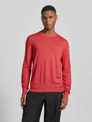 Sweter z dzianiny z czystej żywej wełny GRAN SASSO