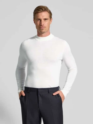 Sweter z dzianiny z czystej żywej wełny Model 'ARWON' Drykorn Złamany biały