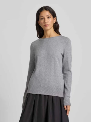 Sweter z dzianiny z dekoltem w łódkę Christian Berg Woman