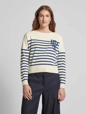 Sweter z dzianiny z dekoltem w łódkę model ‘HAINVETTE’ Lauren Ralph Lauren