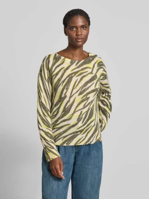Sweter z dzianiny z dekoltem w łódkę model ‘STYLE.LISA’ BRAX