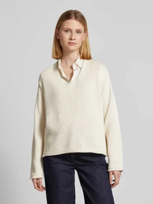 Zdjęcie produktu Sweter z dzianiny z dekoltem w serek model ‘BINE’ MOS MOSH