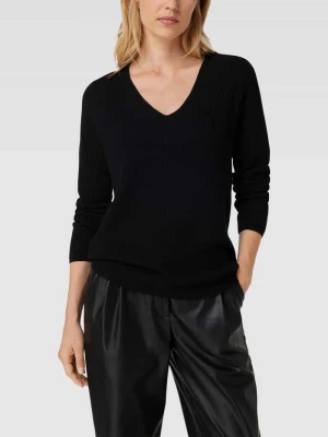 Sweter z dzianiny z dekoltem w serek s.Oliver RED LABEL