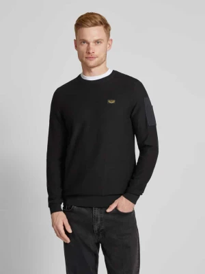 sweter z dzianiny z detal z logo PME Legend