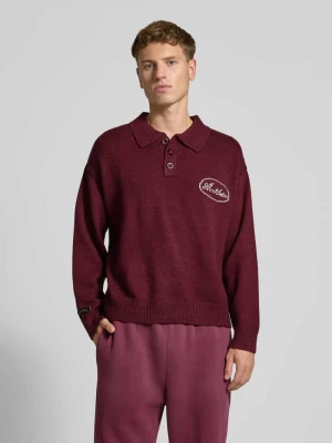 Sweter z dzianiny z detalami z logo ANOTHER COTTON LAB
