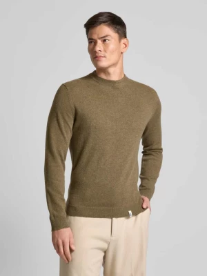 Sweter z dzianiny z detalami z logo Colours & Sons