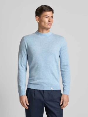 Sweter z dzianiny z detalami z logo Colours & Sons