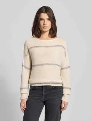 Sweter z dzianiny z detalem z logo model ‘LISA’ BRAX