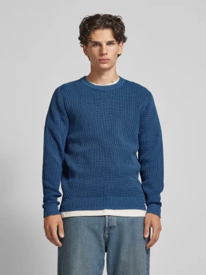 Sweter z dzianiny z detalem z logo model ‘Maddox’ Pepe Jeans