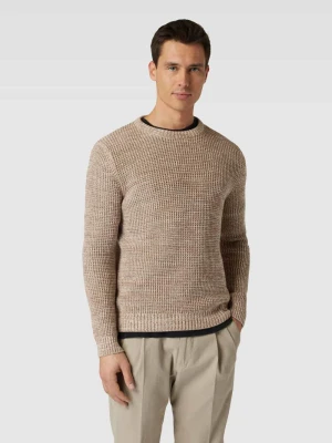 Sweter z dzianiny z detalem z logo model ‘Marvin’ JOOP! JEANS