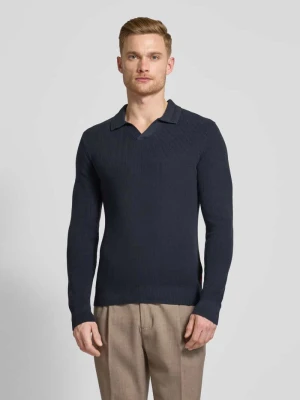 Sweter z dzianiny z detalem z logo model ‘Sveno’ JOOP! JEANS