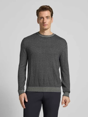 Sweter z dzianiny z dodatkiem jedwabiu Armani Exchange