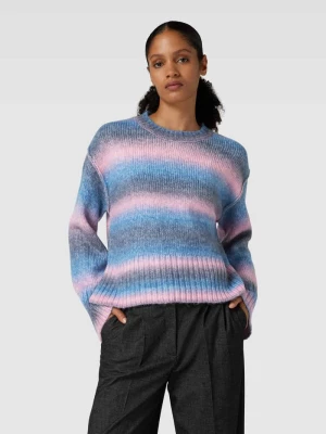Sweter z dzianiny z dodatkiem wełny lana model ‘Aqua’ Vero Moda