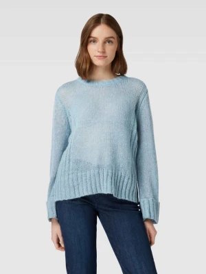 Sweter z dzianiny z dodatkiem wełny model ‘Bien’ Fransa