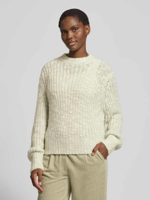 Sweter z dzianiny z dodatkiem wełny model „Palizia” Opus