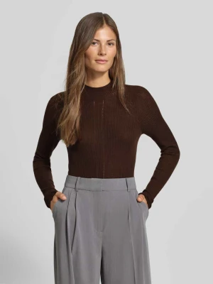 Sweter z dzianiny z dodatkiem wełny MYON