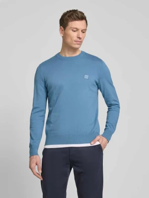 Sweter z dzianiny z domieszką kaszmiru model ‘Kanovano’ Boss Orange
