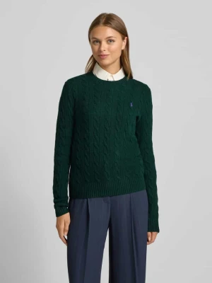 Sweter z dzianiny z domieszką kaszmiru model ‘KIMBERLY’ Polo Ralph Lauren