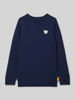 Sweter z dzianiny z domieszką kaszmiru Steiff