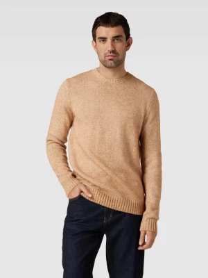 Sweter z dzianiny z efektem melanżu FYNCH-HATTON