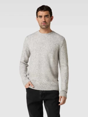 Sweter z dzianiny z efektem melanżu FYNCH-HATTON