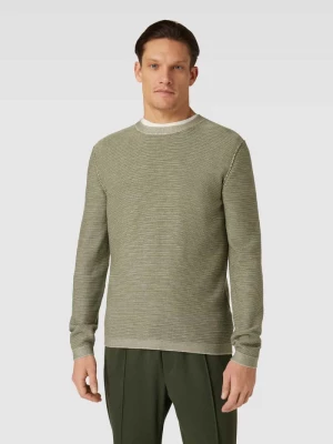 Sweter z dzianiny z efektem melanżu Marc O'Polo