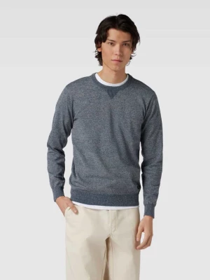 Sweter z dzianiny z efektem melanżu model ‘Bruton’ Blend
