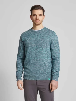 Sweter z dzianiny z efektem melanżu Scotch & Soda