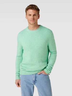 Sweter z dzianiny z efektem melanżu Scotch & Soda