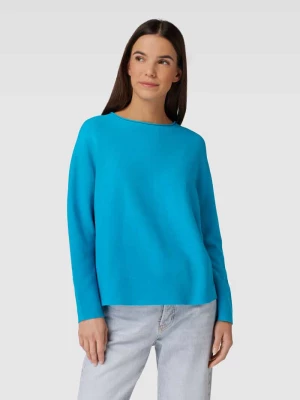 Sweter z dzianiny z efektem prążkowania model ‘MIMAS’ drykorn