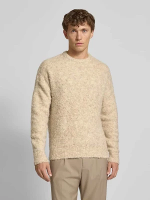 Sweter z dzianiny z fakturowanym wzorem JAKE*S STUDIO MEN