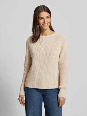 Sweter z dzianiny z fakturowanym wzorem Marc O'Polo