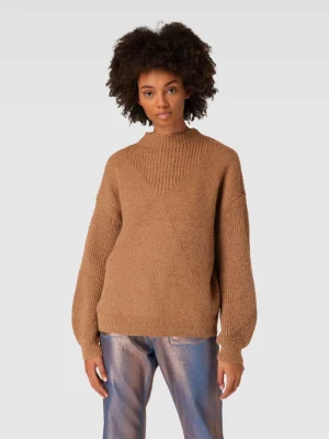Sweter z dzianiny z fakturowanym wzorem model ‘ALISA’ Only