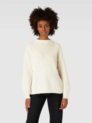 Sweter z dzianiny z fakturowanym wzorem model ‘ALISA’ Only