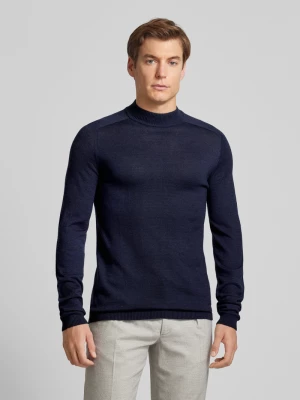 Sweter z dzianiny z fakturowanym wzorem model ‘Bertie’ CG - Club of Gents