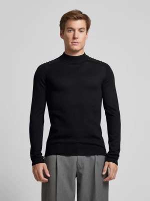 Sweter z dzianiny z fakturowanym wzorem model ‘Bertie’ CG - Club of Gents