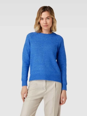 Sweter z dzianiny z fakturowanym wzorem model ‘LULU’ Selected Femme