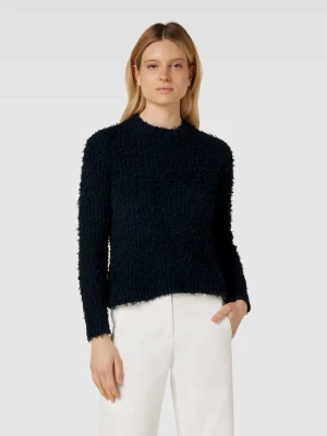 Sweter z dzianiny z fakturowanym wzorem model ‘Prizzy’ Opus