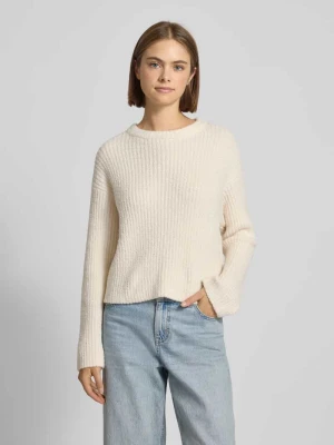 Sweter z dzianiny z fakturowanym wzorem Review