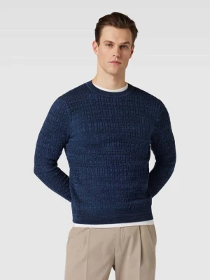 Sweter z dzianiny z fakturowanym wzorem s.Oliver RED LABEL