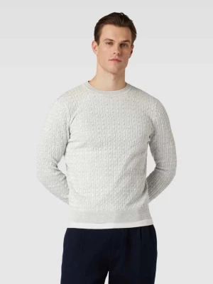 Sweter z dzianiny z fakturowanym wzorem s.Oliver RED LABEL