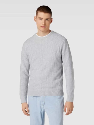 Sweter z dzianiny z fakturowanym wzorem Tom Tailor Denim