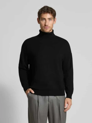 Sweter z dzianiny z golfem Antony Morato