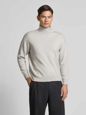Sweter z dzianiny z golfem Antony Morato