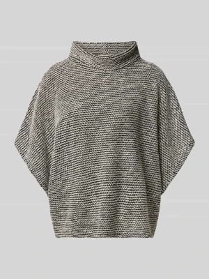 Sweter z dzianiny z golfem Apricot