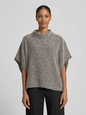 Sweter z dzianiny z golfem Apricot