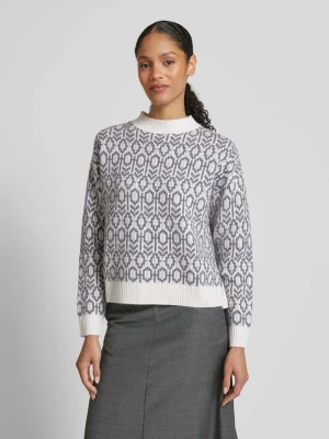 Sweter z dzianiny z golfem Christian Berg Woman
