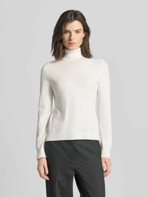 Sweter z dzianiny z golfem comma